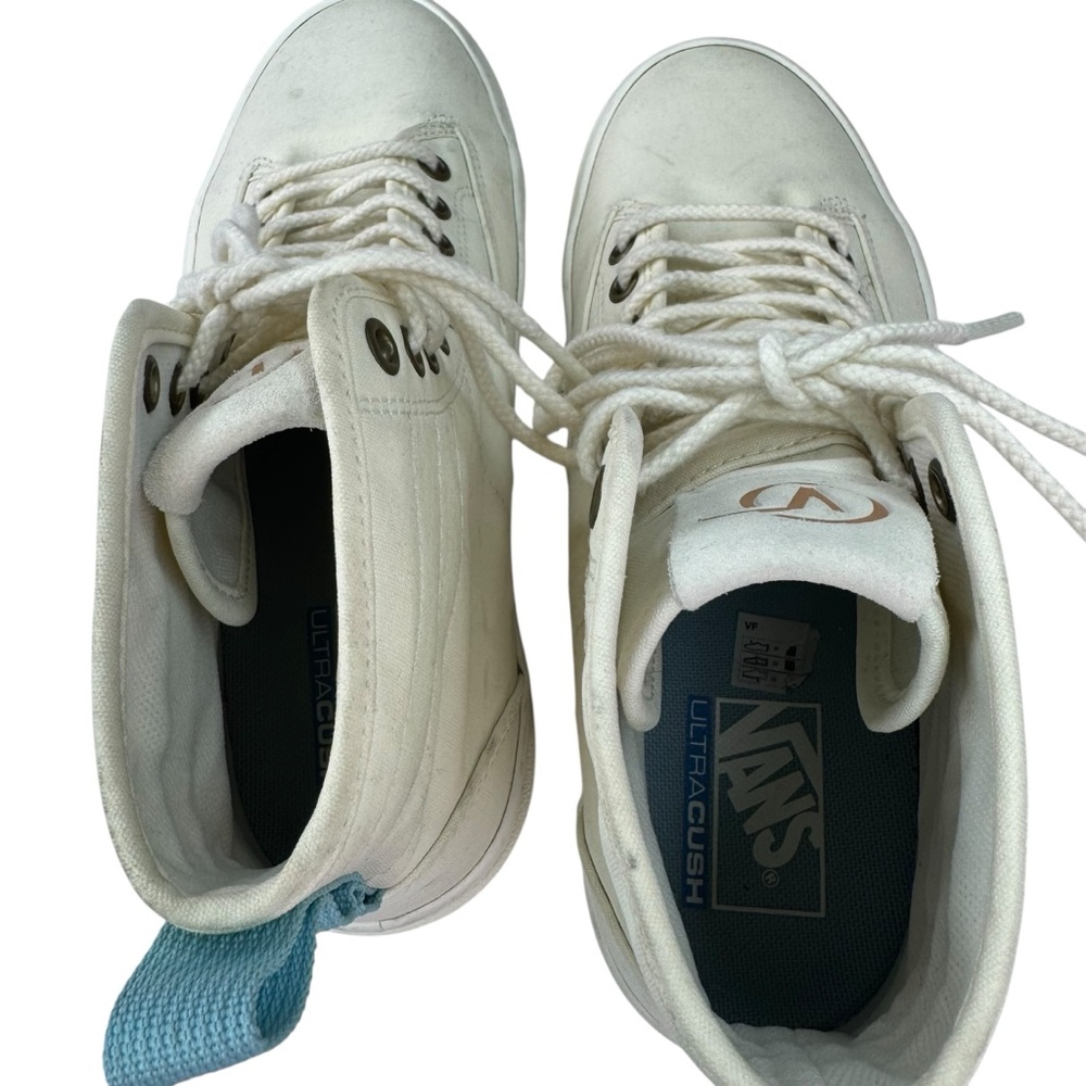 Vans Sentry Wc Glory Check Cream Hi-Top Waffle Cup Shoes M8/W9.5 - Picture 7 of 8